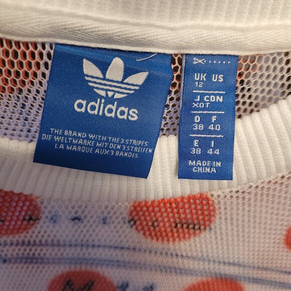 Adidas Mesh Polka Dot Sweatshirt - Picture 11 of 15